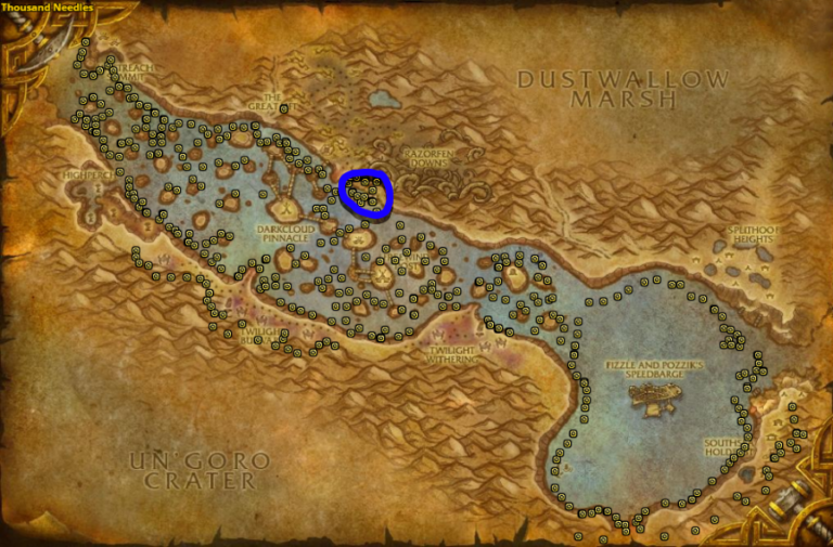 Gold Ore Farming - Best Places To Farm Gold Ore in WoW