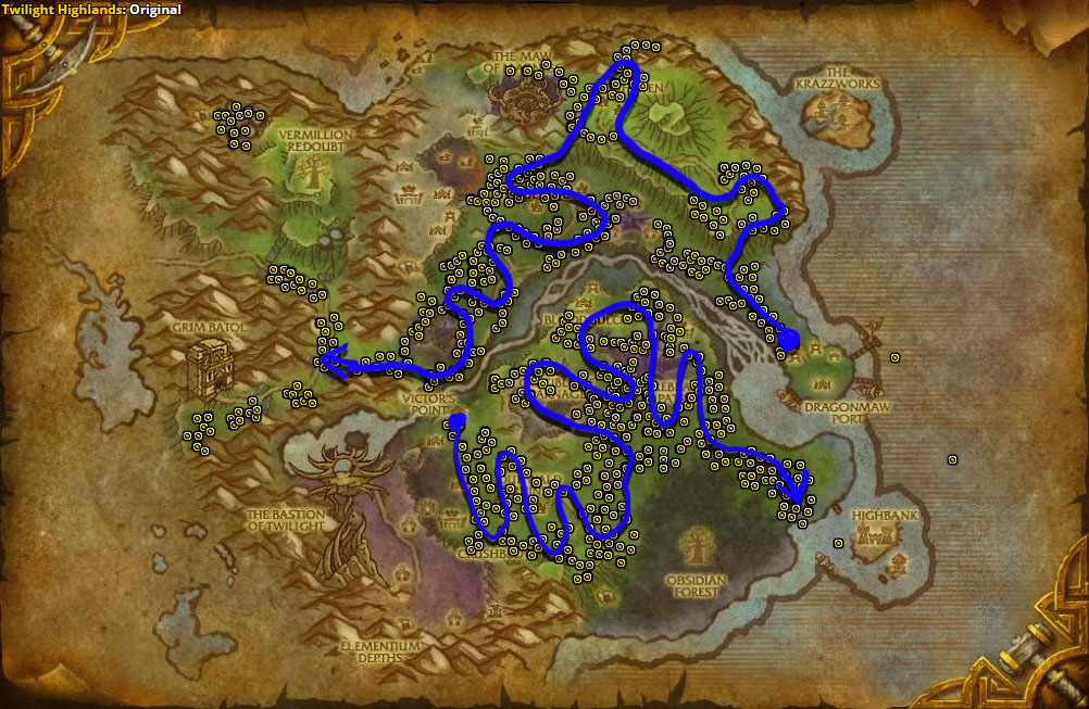 Best route for Twilight Jasmine farming in Twilight Highlands.